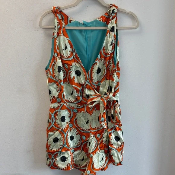 Alexis Kerissa printed Wrap romper